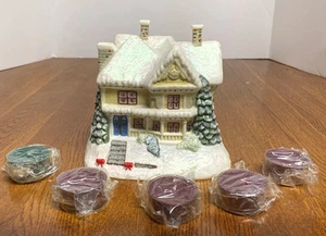 Thomas Kinkade Hawthorne Village Holiday Victorian Christmas House ll COA - Picture 1 of 7