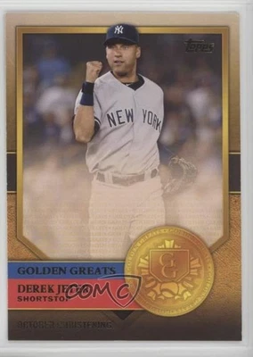 2012 Topps Golden Greats Derek Jeter #GG-28 HOF - Image 1 of 2