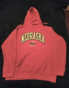 Nebraska Hoodie Reebok Heisman Collection Sweatshirt Large - Picture 1 of 6