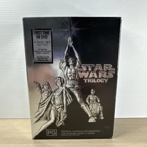 Star Wars Original Trilogy DVD Boxset IV, V & VI + Bonus Disc Region 4 Pal vgc - Picture 1 of 23