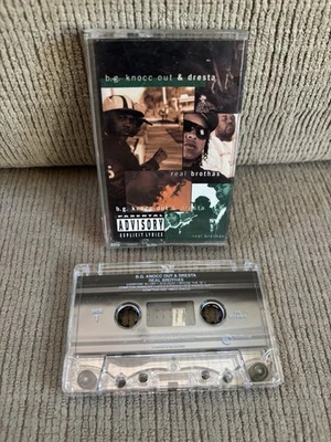 B.G. Knocc Out & Dresta Real Brothas cassette tape RARE Gangsta Rap G-Funk '95 - Image 1 of 4