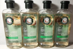 Lote de 4 Esencias Herbales Hidratar Agua de Coco y Jazmín Champú, 13.5 fl.oz - Imagen 1 de 3