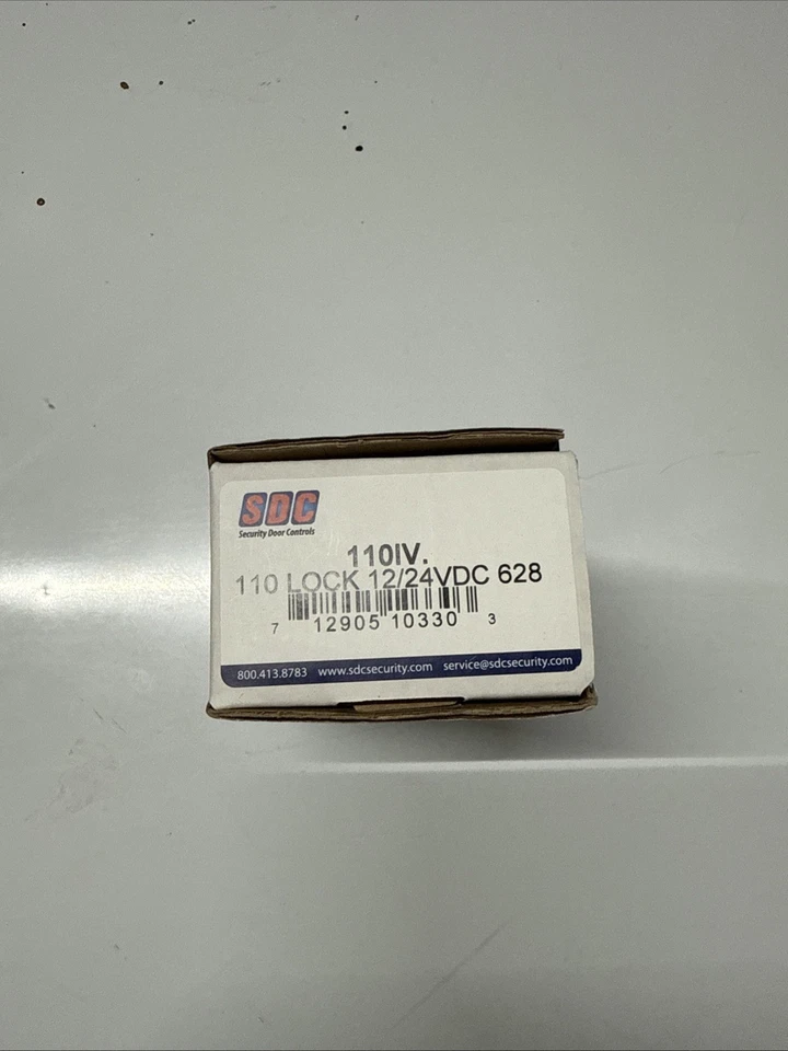 Bloqueo de perno de mortaja SDC 110IV, placa frontal de 2-3/4" x 1-1/4", a prueba de fallos, aluminio Foto 1 de 3