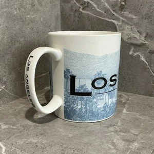 STARBUCKS Barista 2002 Los Angeles Blue Skyline Series LA Ceramic Coffee Mug EUC - Picture 1 of 4