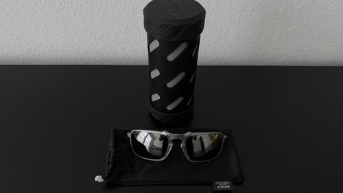 Oakley Badman Polarized Sunglasses OO6020-03 X Metal Dark Carbon