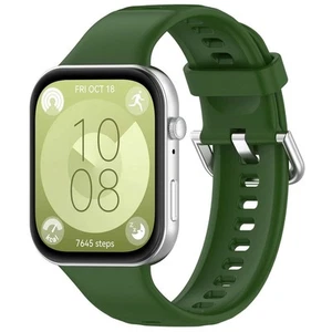 Bransoletka do Huawei Watch Fit 4/4 Pro / 3 Bizon Pasek z dotykiem Bransoletka z dotykiem Ciemnozielona - Zdjęcie 1 z 5