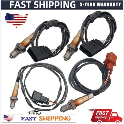 4X Up&Downstream Oxygen O2 Sensor For 2003 2004 2005 2006 Porsche Cayenne 4.5L Foto 1 de 4