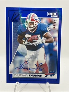 Panini Zenith 2024 - Thurman Thomas #12 Red Zone autógrafo /25-B - Imagen 1 de 2