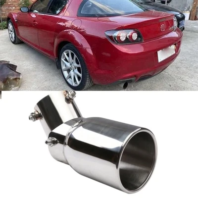 For Mazda 3 Sport RX-7 Exhaust Pipe Tip Rear Tail Muffler Stainless Steel Foto 1 de 4