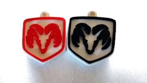 Dodge Ram Keychain | Plastic | 2 Different Styles, Comes with Keyrings - Foto 1 di 12