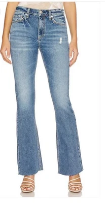 $255 Rag & Bone Peyton Mid-rise Boot Cut Cotton-Blend Jeans sz 25 in Monterosso - Image 1 of 4