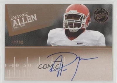 2012 Press Pass Signings Bronze /99 Dwayne Allen #PPS-DA Rookie Auto RC - Image 1 of 2