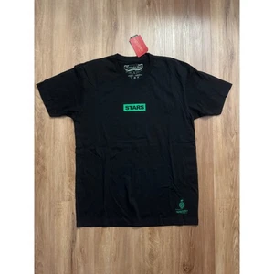 Mitchell & Ness Dallas Stars NHL T Shirt Mens Large Black Green Graphic - Picture 1 of 5