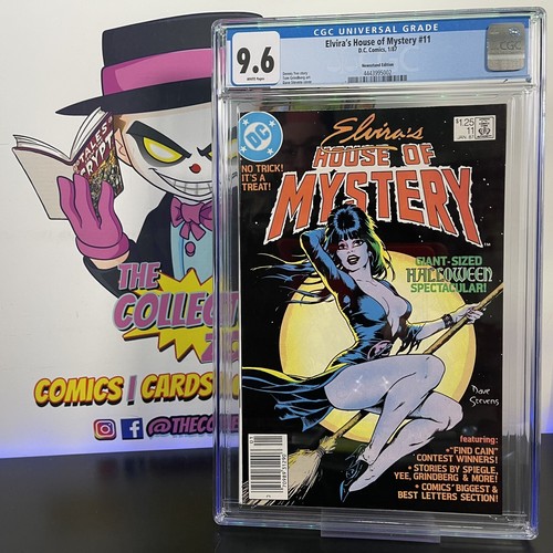 Elvira's House of Mystery 11 CGC 9.6 Newsstand 1987 D.C Dave Stevens