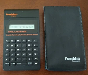 Franklin Computer Spellmaster & Case PS-104 Merriam Webster getestet funktioniert - Bild 1 von 3