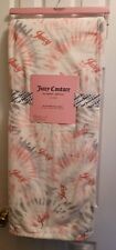  Juicy Couture Pink Tie Dye Plush Throw Blanket 50 x 70 Brand New With Tags 