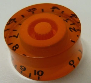 Botón Velocidad Guitarra velocidad COLOR NARANJA para Gibson/epiphone etc - Imagen 1 de 2