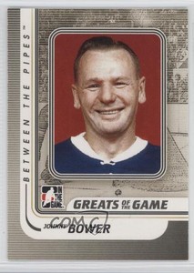 2010-11 ITG Between the Pipes Johnny Bower #168 HOF
