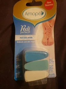 NEW Amope Pedi Perfect Nail Care Heads 3 Refills - Picture 1 of 3