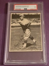 1929 R316 Kashin Publications Lafayette Thompson PSA 1.5 Philadelphia Phillies 