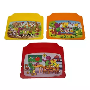 BARNEY LEARNING LAPTOP Interactive *Replacement Cartridges Only! *3* Mattel 2002 - Picture 1 of 3
