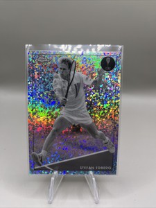 2021 Topps Chrome Tennis B&W Mini Diamond Refractor Stefan Edberg 