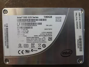 Intel SSDSC2BW180A3L FW:LE1i 180gb 2.5" Sata SSD - Picture 1 of 1