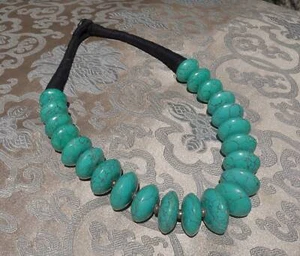 Traditionelle, sehr schöne Kette aus NEPAL mit echtem Türkis - Bild 1 von 3