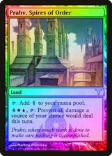 Prahv, Spires of Order FOIL Dissension PLD Land Uncommon MAGIC CARD ABUGames