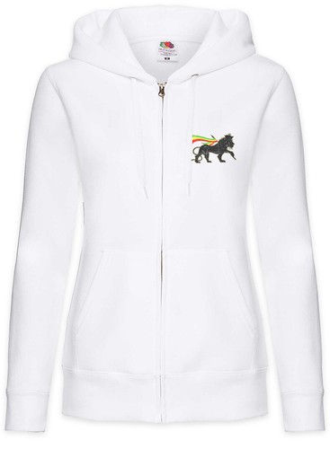 LOEWE Felpa con cappuccio donna Lion Of Judah IV Rasta Babylon Reggae Giamaica Rastafari leone