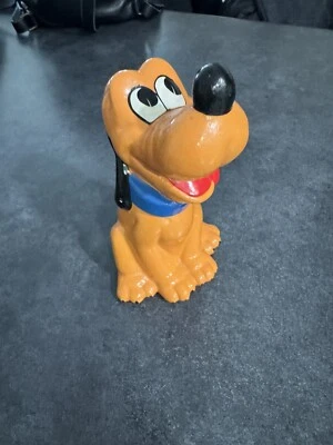Vintage 6.5” Walt Disney Productions Pluto Dog Coin Bank Japan - Image 1 of 4