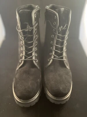 Matisse No Fly Combat 靴子女式黑色休闲靴无飞行尺码。 10 — 第 1/4 张图片