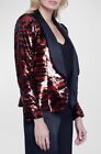 L'Agence Yuna Sequined Zebra Shawl-Collar Blazer FINAL SALE (725$)