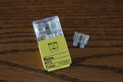 Cooper Bussmann Buss Fuses ATC-25 Automotive 5 Pack NEW in package - Image 1 of 3