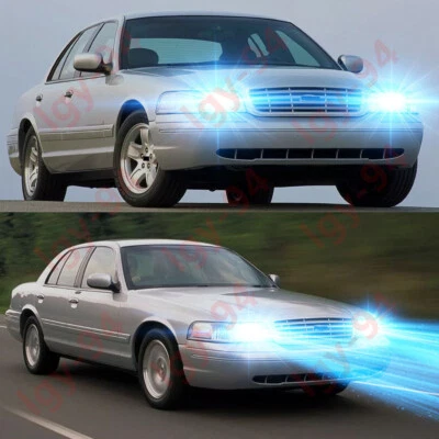 Para Ford Crown Victoria 1998-2011 - 2 piezas 8000K LED Faro Bombillas de haz alto bajo Foto 1 de 4