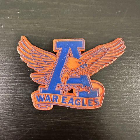 Vintage Auburn University War Eagles Refrigerator Fridge Magnet NCAA Football Cover