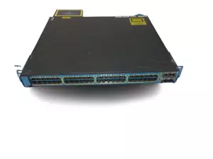 CISCO WS-C3750E-48PD-SF 48-portowy przełącznik warstwy gigabitowej 3 POE 10 Gbps Uplinks 3750E - Zdjęcie 1 z 7