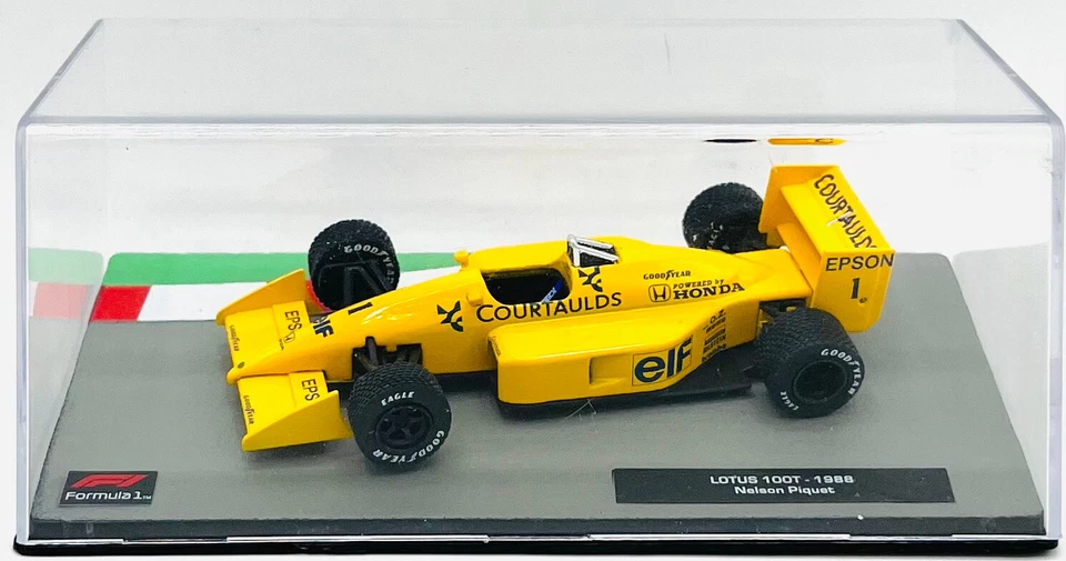 EBOND Modellino F1 Lotus 100T - 1988 - Nelson Piquet - Die Cast - 1:43 - 0409 - Immagine 1 di 1