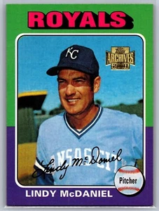 2001 TOPPS ARCHIVES BASEBALL 363 LINDY MCDANIEL ROYALS - Picture 1 of 2