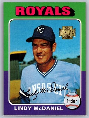 2001 TOPPS ARCHIVES BASEBALL 363 LINDY MCDANIEL ROYALS - Image 1 of 2