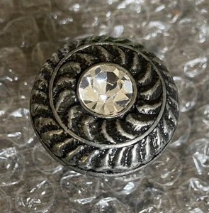 Anne@Home Northern Lights Collection 1 1/4" Diameter Knob in Pewter Bright - Picture 1 of 3