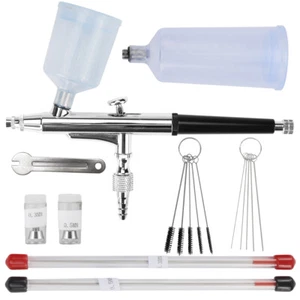 Mini Airbrush Set Dual Action Spary Gun Paint Tool for Art Tattoo Cake Painting - Picture 1 of 7