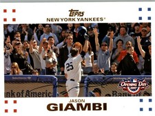 2007 Topps Baseball Opening Day #26 Jason Giambi - New York Yankees