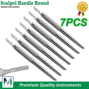 Dental Chirurgischer Skalpellgriff Rund Gerade Klingenhalter Edelstahl - Bild 1 von 6