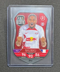 2022-23 Topps Match Attax Christopher Nkunku Chrome Shield Pro Elite Error SH-12 - Picture 1 of 2