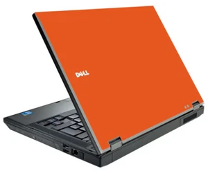 ORANGE Vinyl Lid Skin Cover Decal fits Dell Latitude E5410 Laptop - Picture 1 of 1