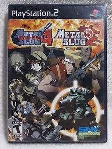 Metal Slug 4/Metal Slug 5 PS2 CIB Authentic Tested - Picture 1 of 12