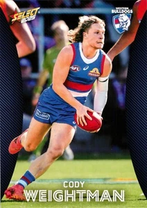 Tarjeta Western Bulldogs AFL Select Footy Stars 2025 - Cody Weightman - Imagen 1 de 3