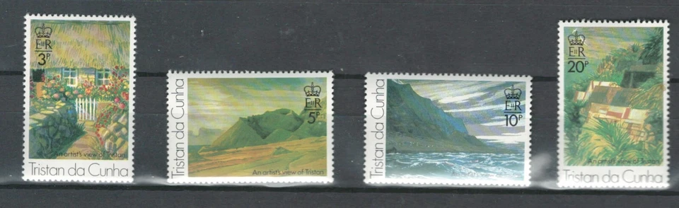 LOTE DE SELLOS CONJUNTO MNH PINTURAS ARTÍSTICAS TRISTAN DA CUNHA PAGO NATURALEZA (TRIS 310) Foto 1 de 1