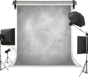 5x7ft Hellgraue Kulissen Abstrakte Fotografie Hintergrund für Professionelles Studio - Bild 1 von 12
